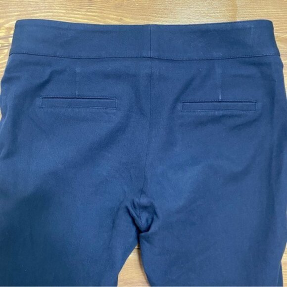 Veronica Beard Metro Cropped Kick Flare Pant in Dark‎ Navy Women Size 6 - Picture 5 of 11